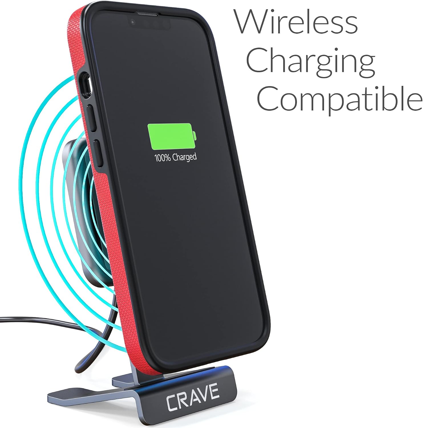Crave Dual Guard for iPhone 14, Shockproof Protection Dual Layer Case for Apple iPhone 14 (6.1") - Red