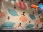 Satin Fitted Crib Sheet for Baby, Toddler Bed, Daybed to Retain Hair Moisture, Dancing Ballerina Design, Standard Crib Sheet Size