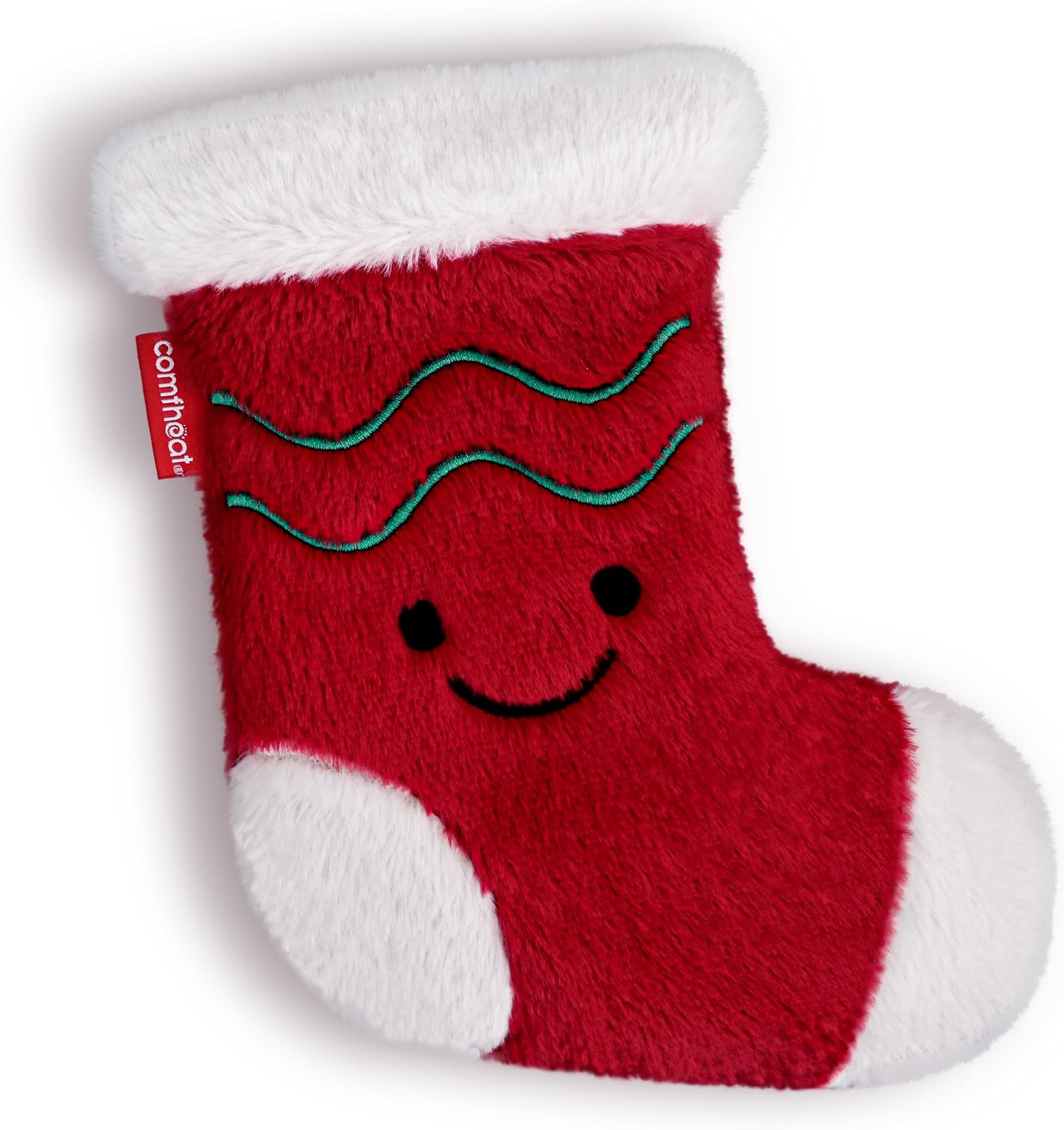 comfheatComfheat Heating pad Microwavable for Cramps Pain Relief, Microwave Moist Heat Pad Warm Compress Flaxseed Bag with Washable Cover, Funny Plush Hot Pack for Muscles, Unscented