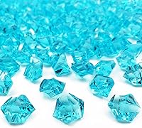 Vista 2 de Rellenos de jarrón para decoración del hogar, cubitos de hielo triturado falsos, rellenos de jarrón, 150 piezas de cubitos de hielo falsos