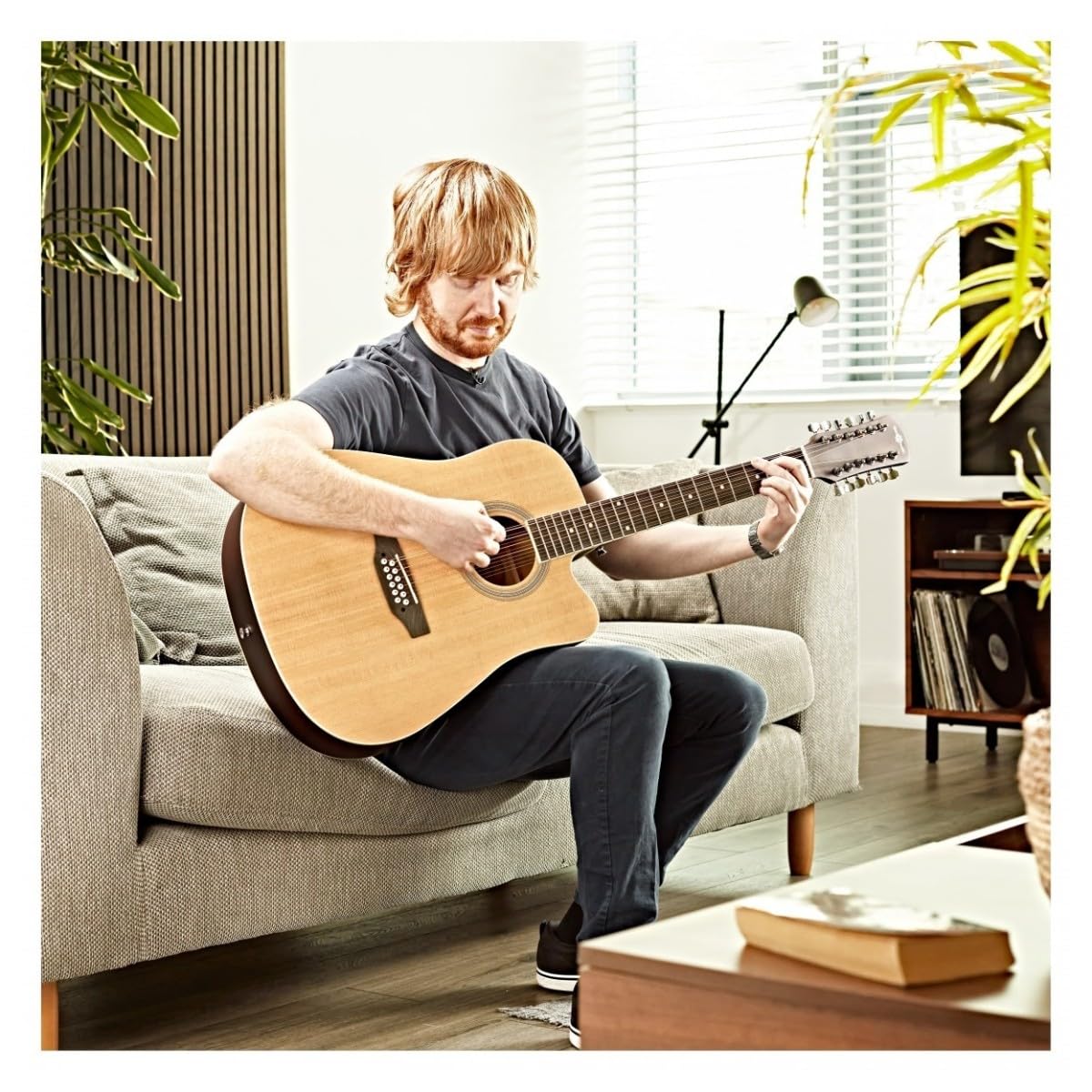 Guitare Acoustique Dreadnought 12 Cordes par Gear4music