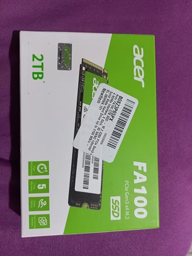 内蔵型SSD Acer FA100 M.2 NVMe SSD 2TB Gen3 Acer FA100 M.2 SSD 512