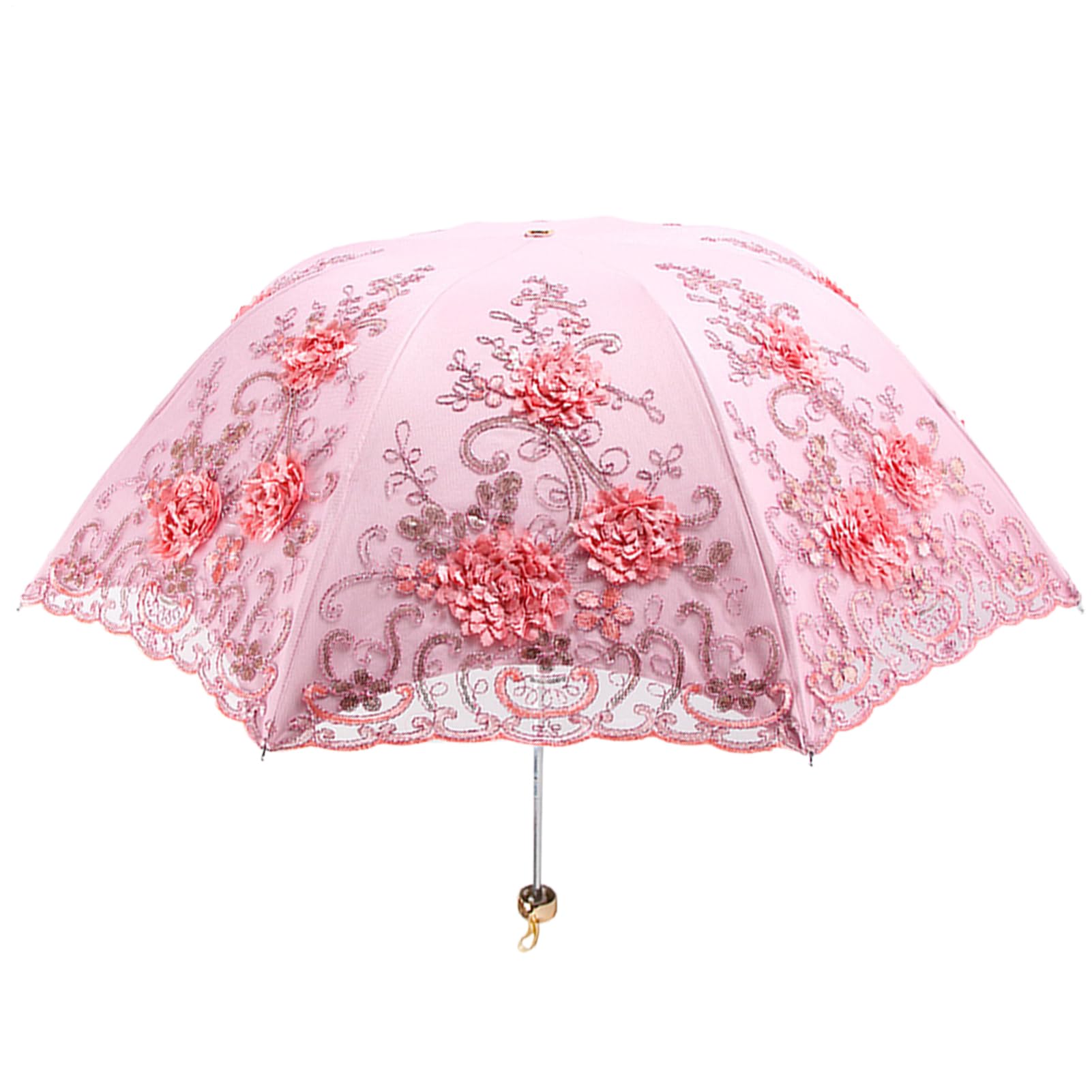 Parasol coupe-vent double couche avec sac de rangement, parapluie de voyage vintage avec sac de rangement – pour parc, plage, pique-nique, voyage, marche, escalade, pêche, sac à dos