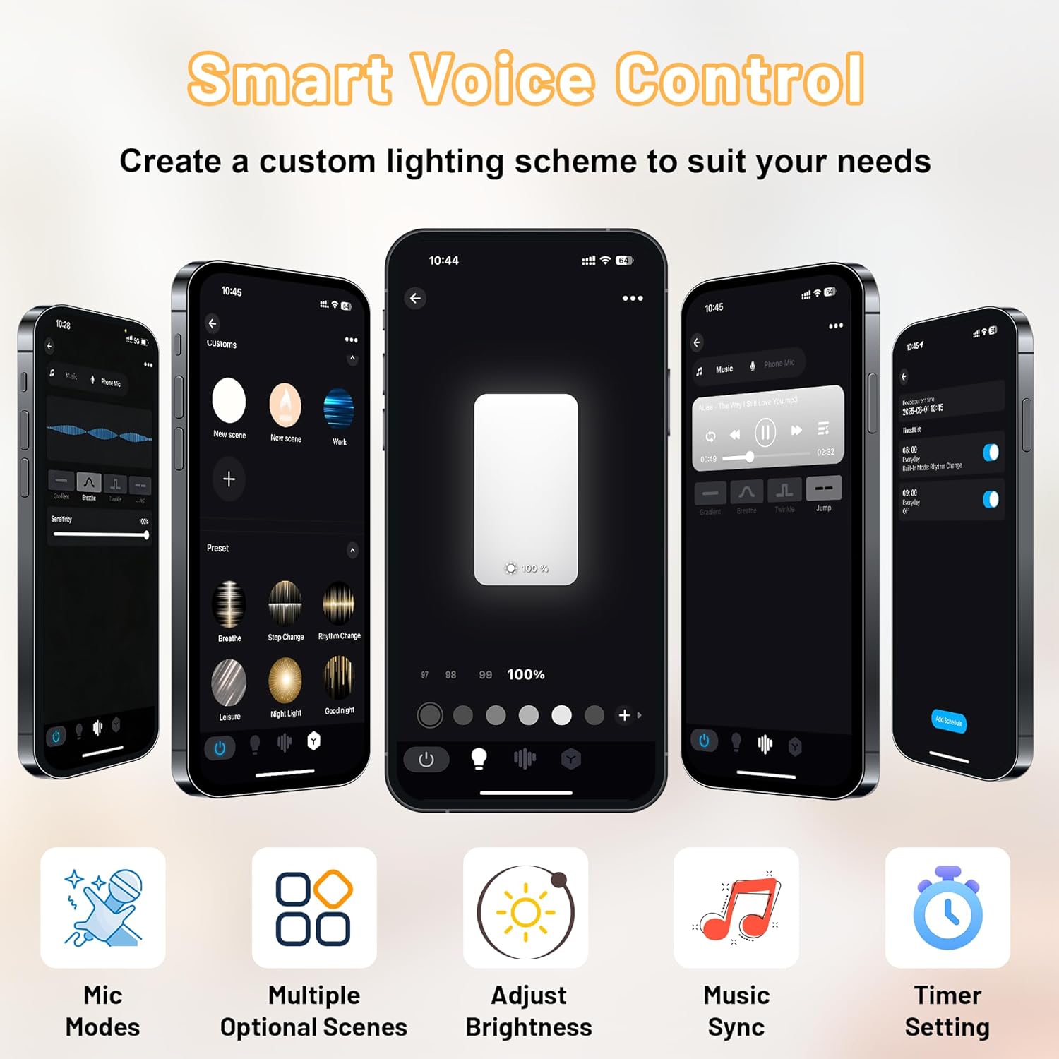 4 Pack LED Backlight Sheet, 24V 36W 6000K White Flexible Led Panel Lights with Alexa & APP Remote Control Dimmable Backlit Light 19.7X9.7 Inch for Translucent Stone/Marble/Onyx/Quartz Countertop - Image 3