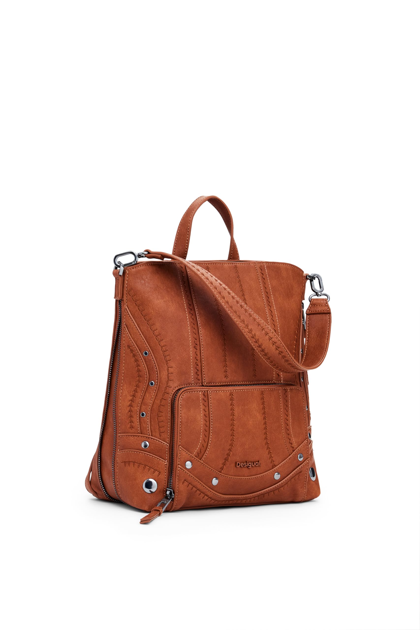Desigual - Embro Patch Mini Backpack, ACCESSORIES PU BACKPACK MINI Unisex - Adulto
