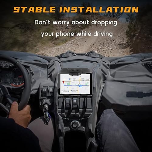Miniatura 6 de Maverick X3 - Soporte para tablet X3, soporte para tablet Ipad Phone GPS, compatible con Can Am X3 Tablet Holder 2017 2018 2019 2020 2021 2022 2023,