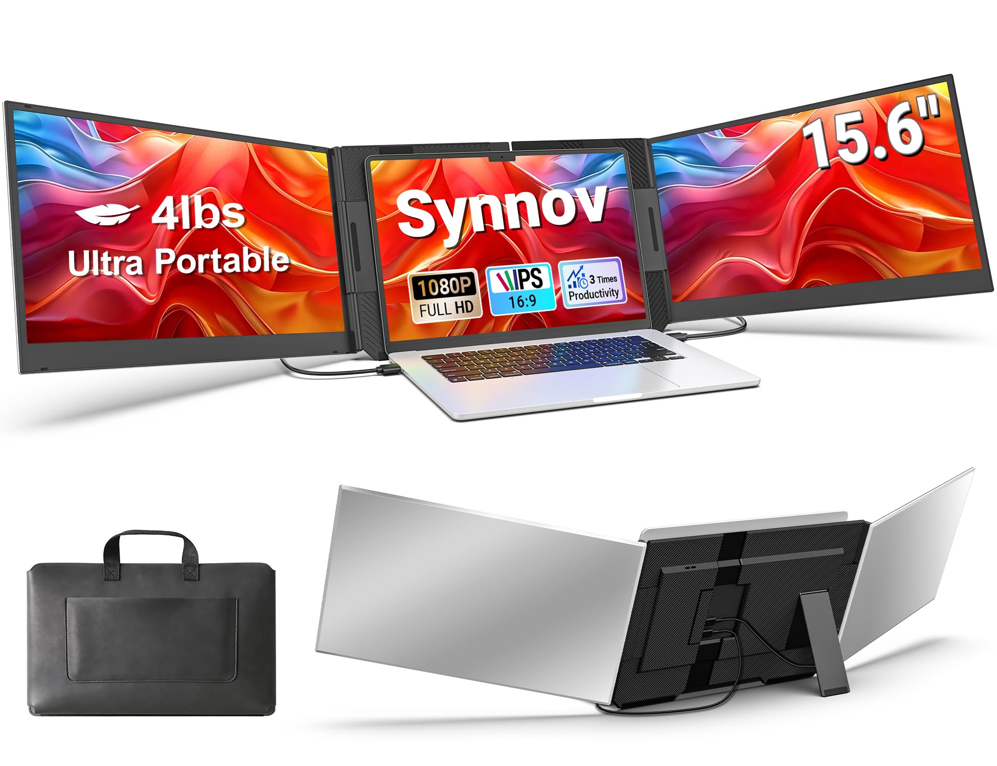 Synnov 15.6 Laptop Screen Extender
