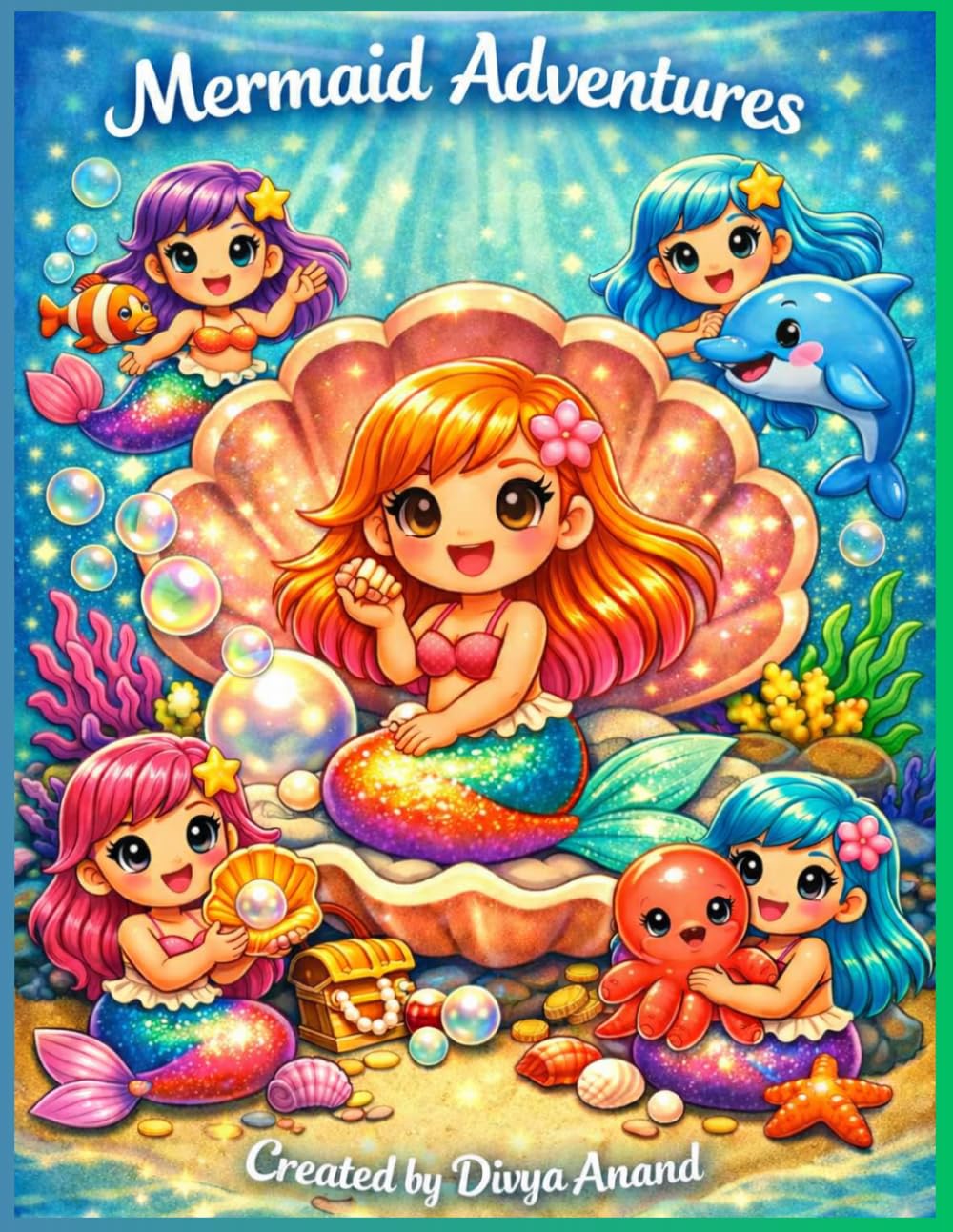 Mermaid Adventures: A Fun with colors and enjoy Mermaid Coloring Adventure for Kids