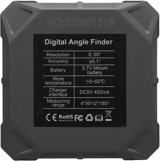 Buscador digital de ángulos recargable Qinlorgo miniatura 7
