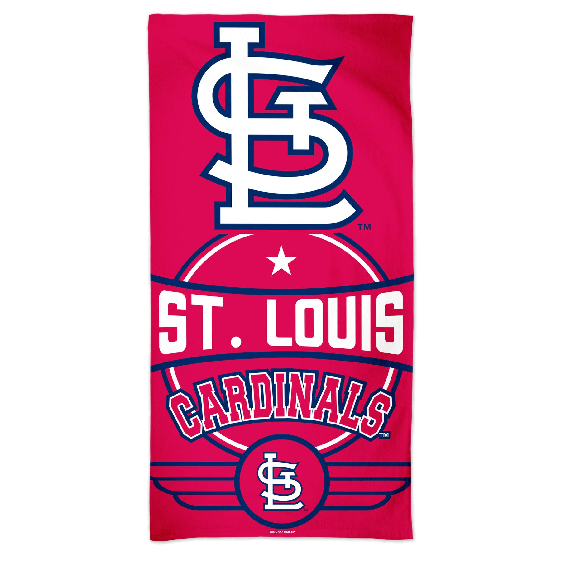 WinCraft MLB St. Louis Cardinals MLB St. Louis Cardinals Fiber Beach Towel 9lb 30
