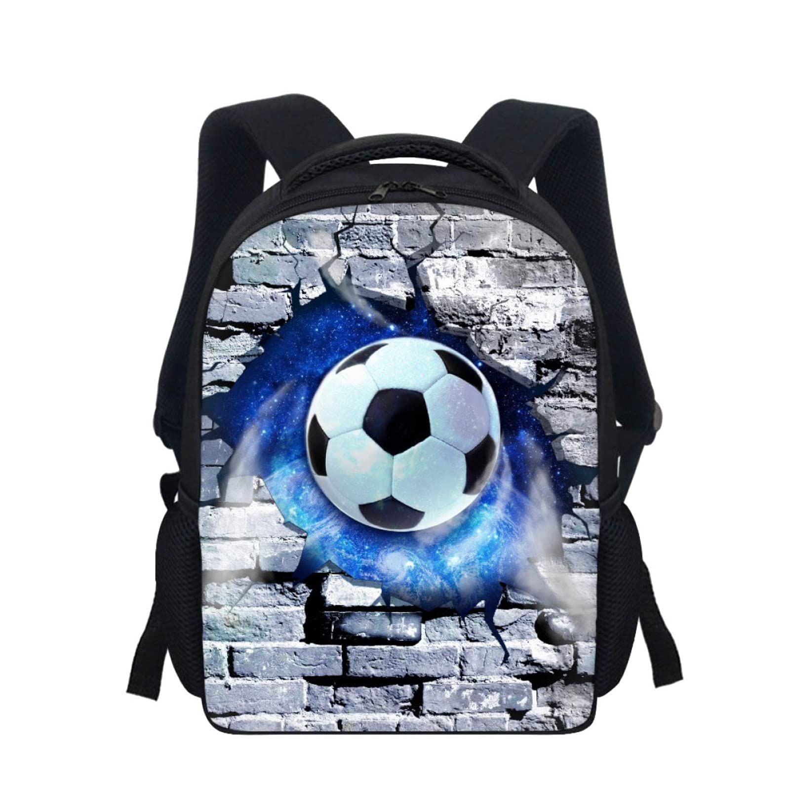 Backpack Football Pattern Vital Cute Backpack Student Lightweight Practical Children Schoolbag Tents (Beige, One Size)