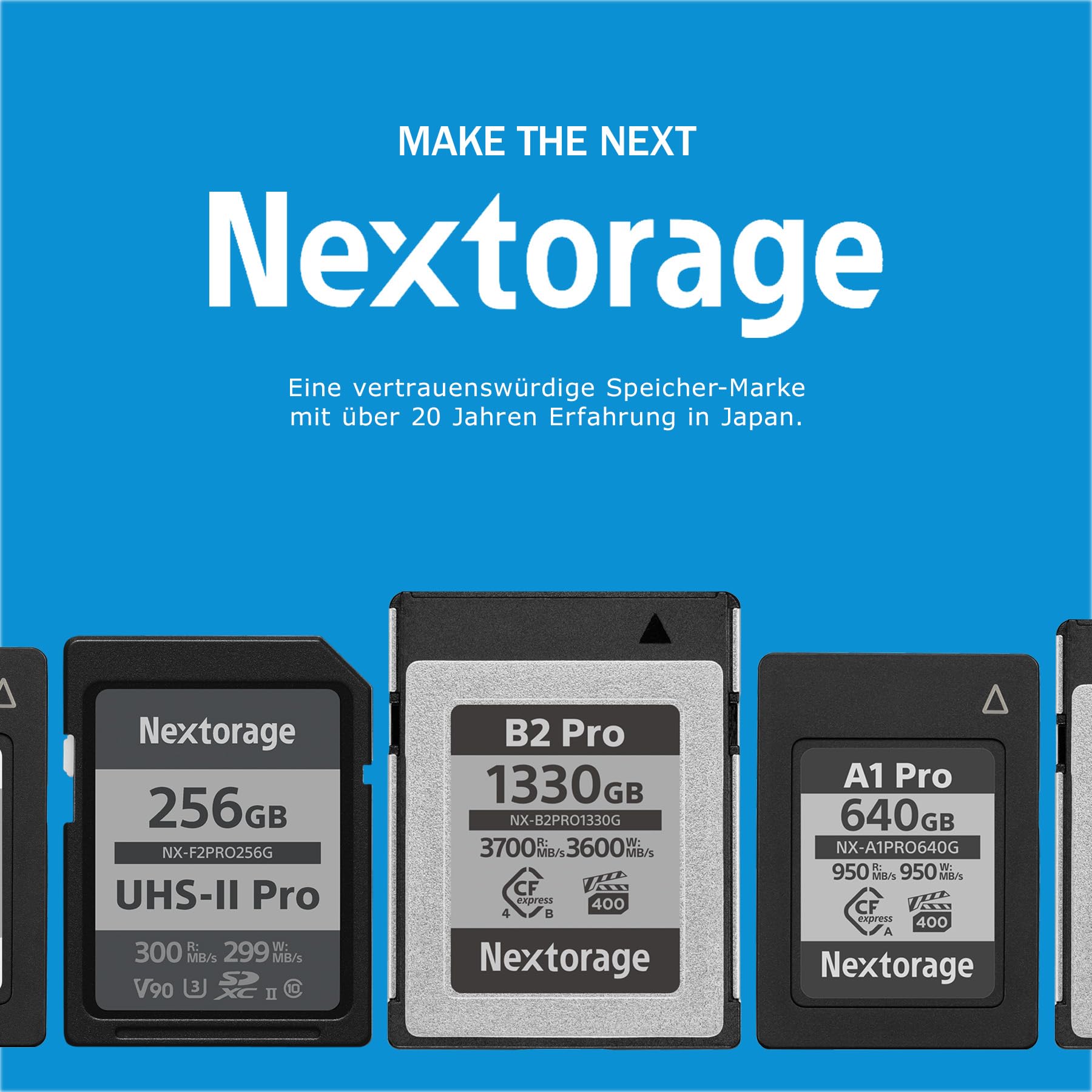 Nextorage CFexpress Typ A Karte 480GB, VPG200 japanische speicherkarte datenspeicher CF Express Type A Card, Kamera Zubehör für Sony/Fujifilm, A1SE NX-A1SE480G