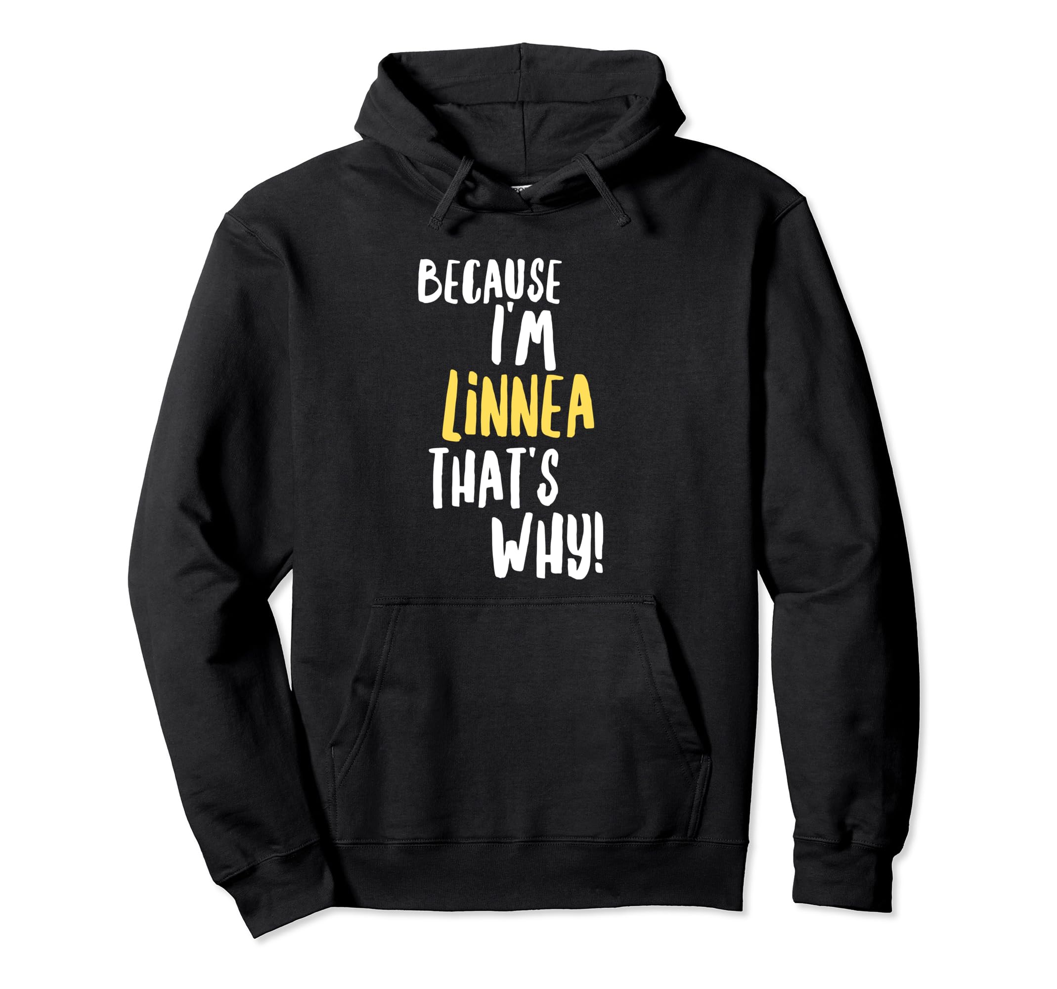 Linnea Funny Text Design Women Girls Pullover Hoodie