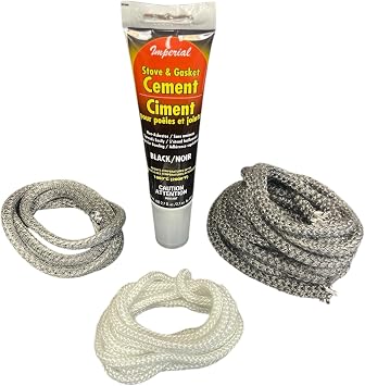 Vermont Castings Vigilant, Resolute, Intrepid, Intrepid II, and Defiant Gasket Kit 3440 - Complete with Cement