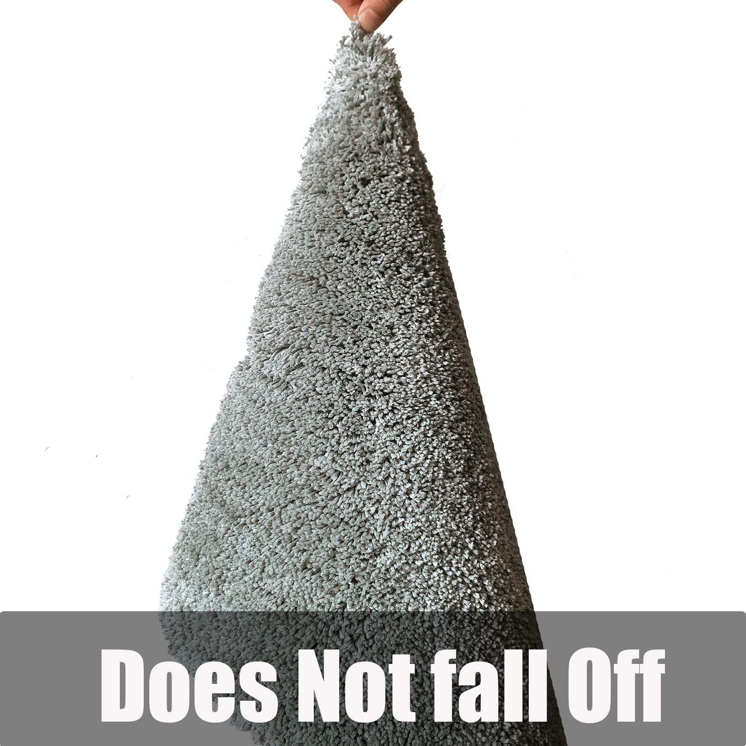 Curved Bath Rug, Quadrant Curved Shower Rug 45x100cm Curved Bath Mats for Bathroom, Soft and Dries Pretty Quick, Machine Washable, for Circular Shower and Bathroom Tub. (Dark Brown)