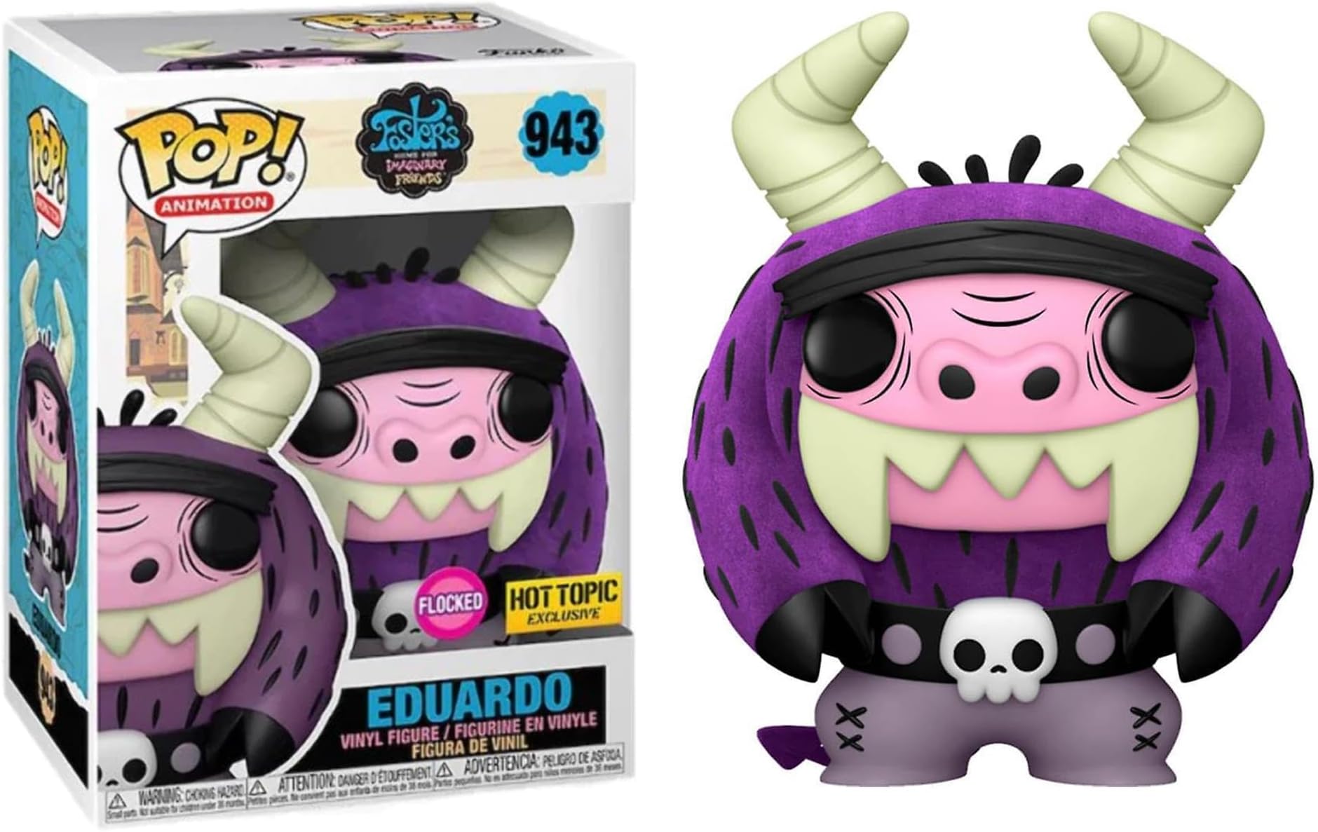 POP! Animation #943 - Eduardo [Flocked] Exclusive