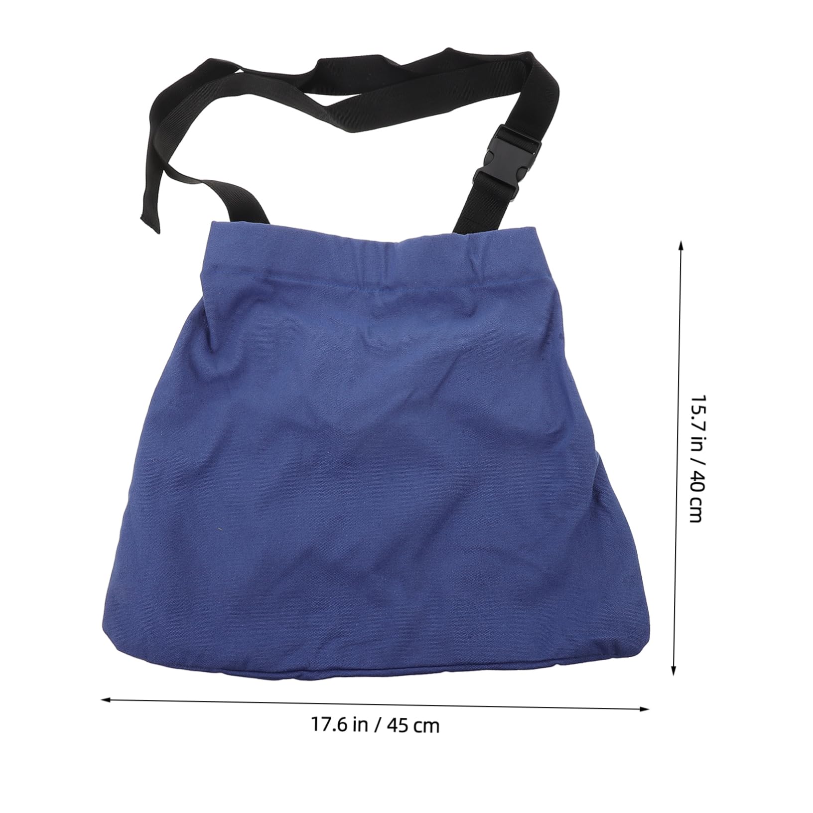 Sosoport Fruit Apron Bag Vegetable Apron Large Capacity Waist Hanging Tool Bag Blue