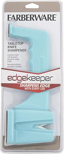 Miniatura 8 de Farberware Afilador de cuchillos de mesa, negro, 7.5 pulgadas