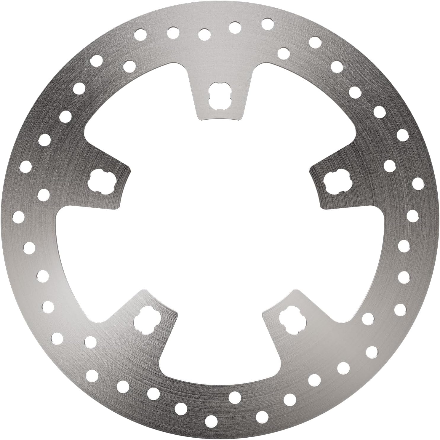 Front Brake Rotor Disc for Harley Davidson Softail 1984-2014, 11.5 Inch One-Piece, Silver, Direct Replacement (For Sportster 2000-2007, Front Brake Rotor Disc (Silver))