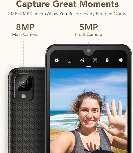 Miniatura 7 de TCL 30 Z | 2022| Teléfono celular desbloqueado de 6.1 pulgadas con pantalla HD+, versión estadounidense Android 12, teléfono inteligente de 32 GB+3