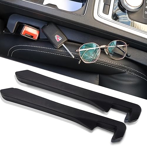 Aohcae Paquete de 2 rellenos de espacio para asiento de automóvil, tapón universal para asiento de automóvil para llenar el espacio entre el asiento