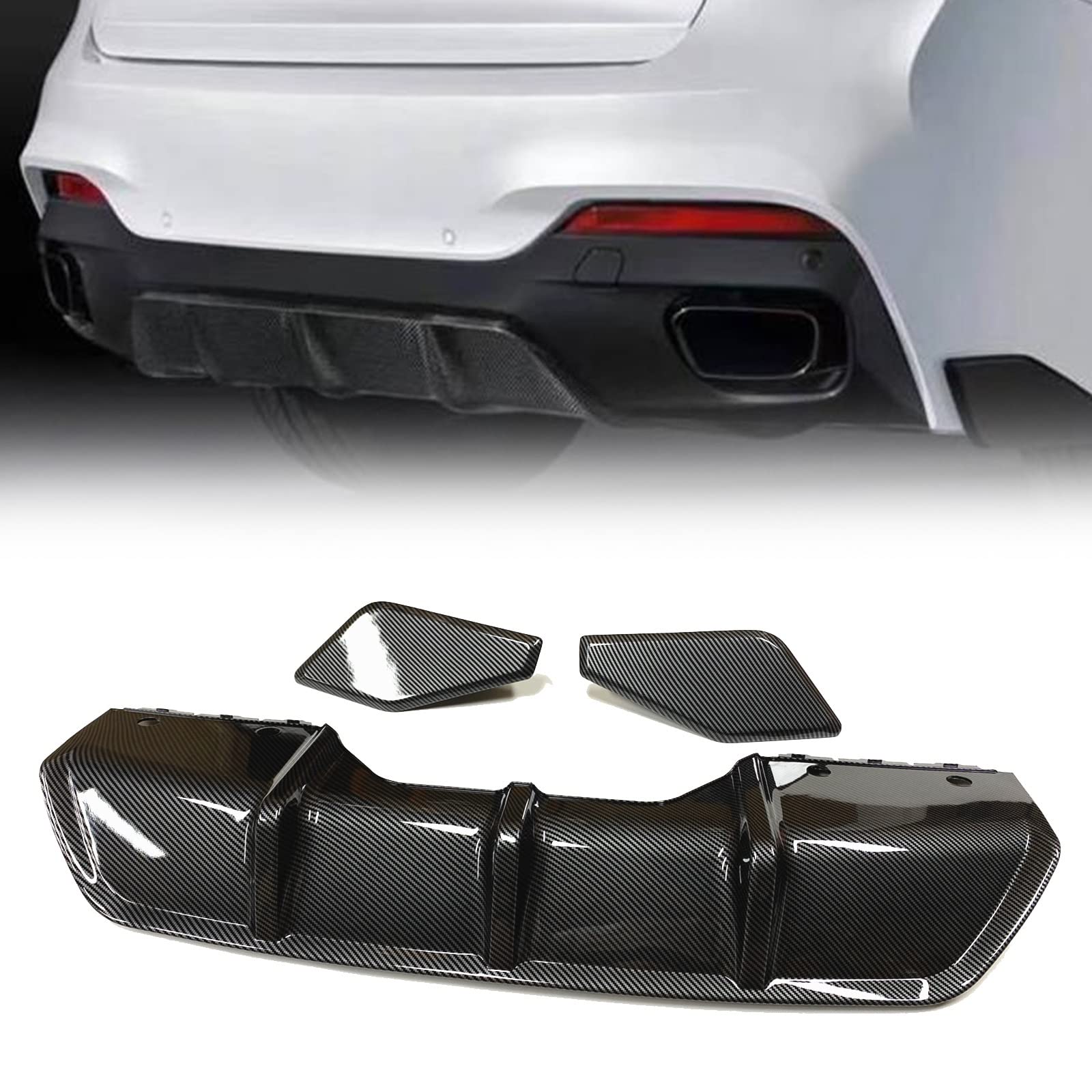 Pare-chocs arrière diffuseur pour X6 F16 spoiler de botte