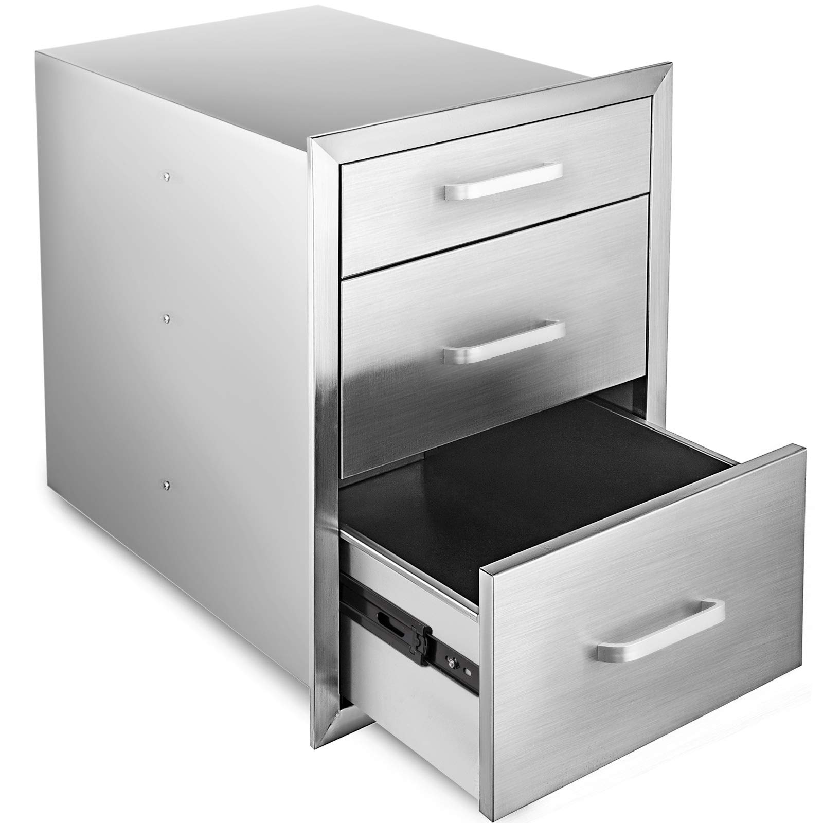 Buy Hihone Outdoor Kitchen Stainless Steel Drawers, BBQ Storage Drawers