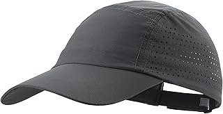 Men's Breathable Run Hat Quick Dry Reflective Sport Cap Adjustable Lightweight Baseball Hat Unstructured Design