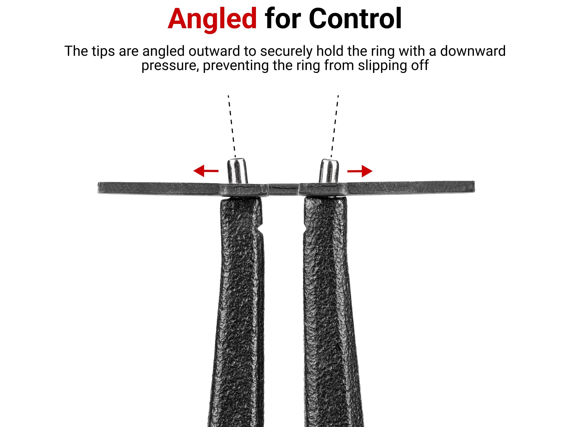 TEKTON Pinze per anelli di fissaggio esterni da 7 pollici (punta 0,2 cm) | PRR32070