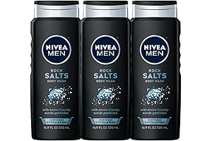 Nivea Exfoliating Salt Stone Body Wash Trio