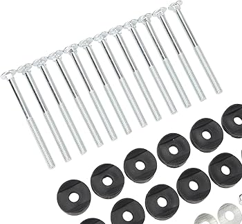 Amazon | 12本のトランポリンネジ、亜鉛メッキスチールトランポリン
