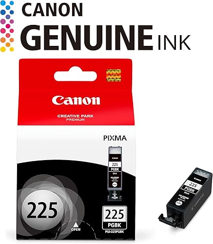 Miniatura 2 de Canon PGI-225 Depósito de tinta negra auténtica, compatible con iP4820, MG5220, MG5120, MG8120, MG6120, MX882, iX6520, iP4920, MG5320, MG6220