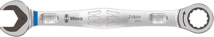 Wera 05073279001 Joker Ratcheting Combination Wrench, Open End