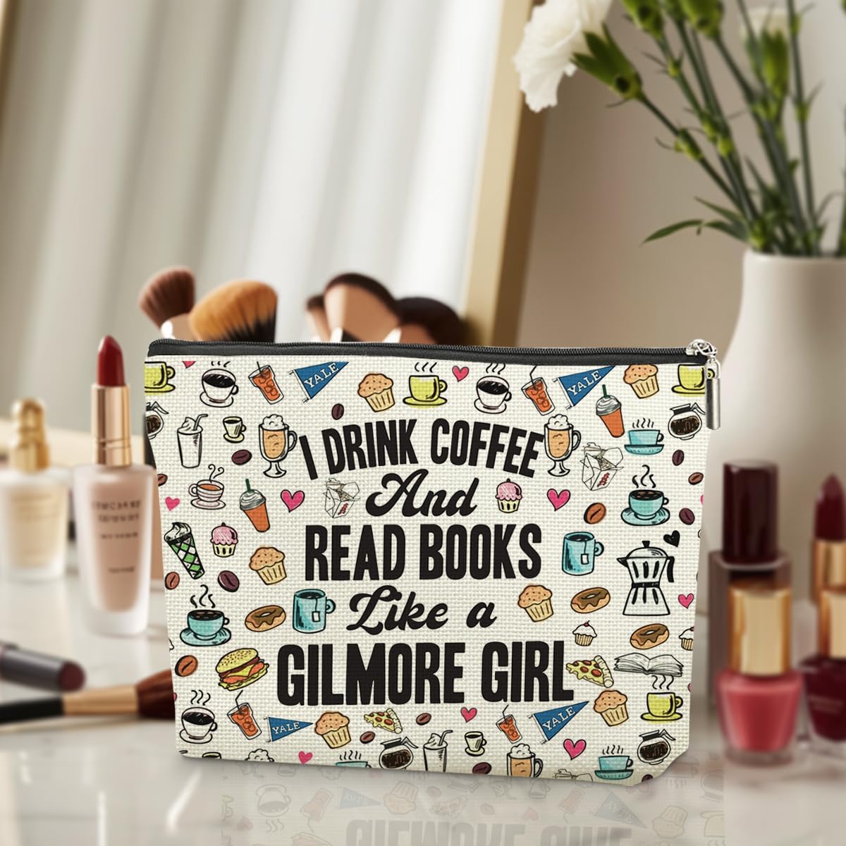 Decohim Girls Merchandise Fans Gift TV Show Gift Makeup Bag Friendship Gifts for Women Fans Female Her Best Friends Sister Daughter Coworkers Mom BFF Birthday Christmas image 4