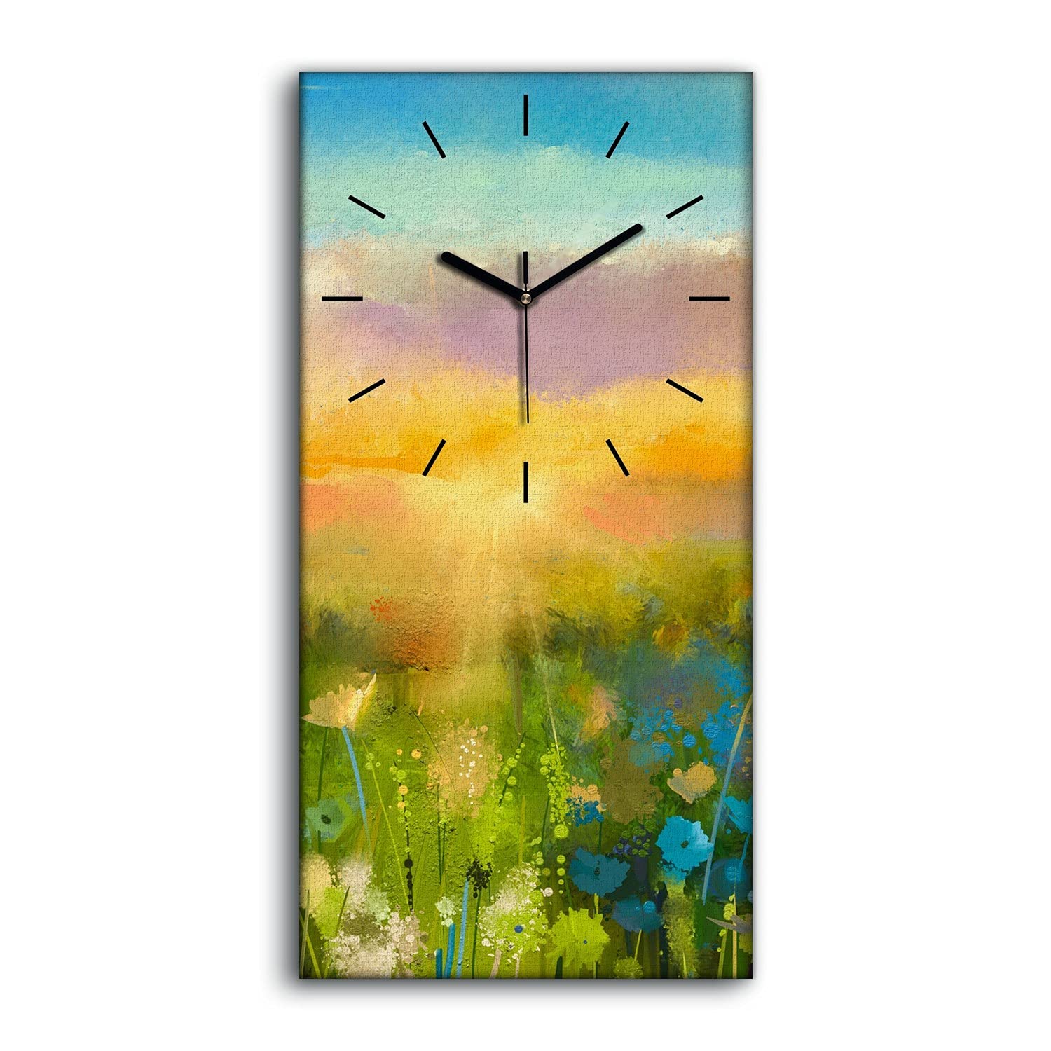 Horloge sur Toile Salon Moderne pour Sublimer la Décoration de Votre Pièce à Vivre
