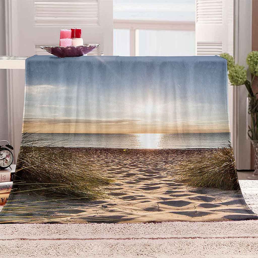 Couverture chaude flanelle 3D contre le froid du salon et de la chambre