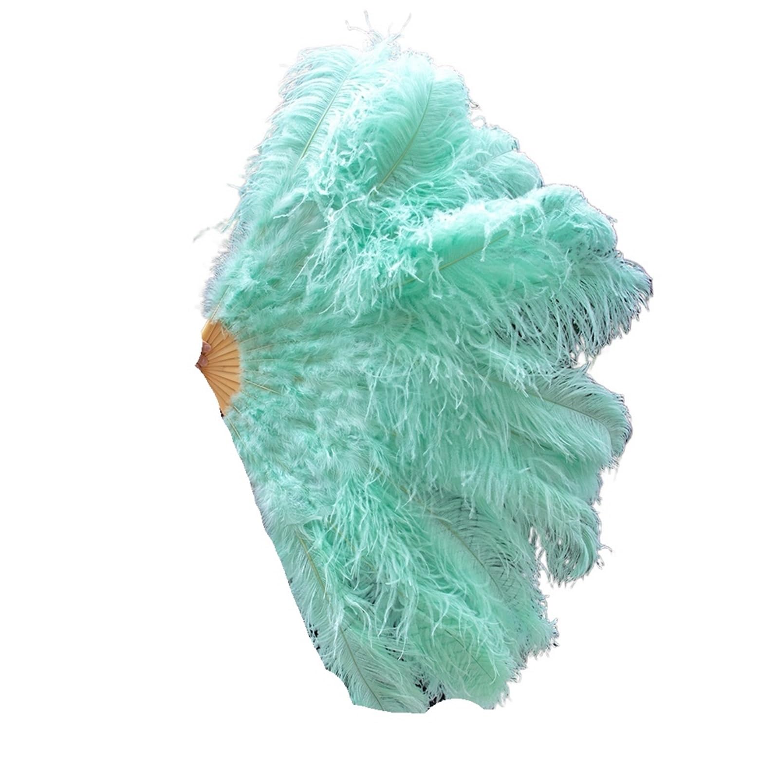 Grand ventilateur de plumes pliant à main 130 cm accessoire performance