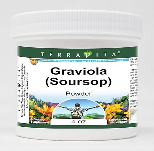 Graviola (Guanábana) Polvo (4 oz, ZIN 428260) - Paquete de 2