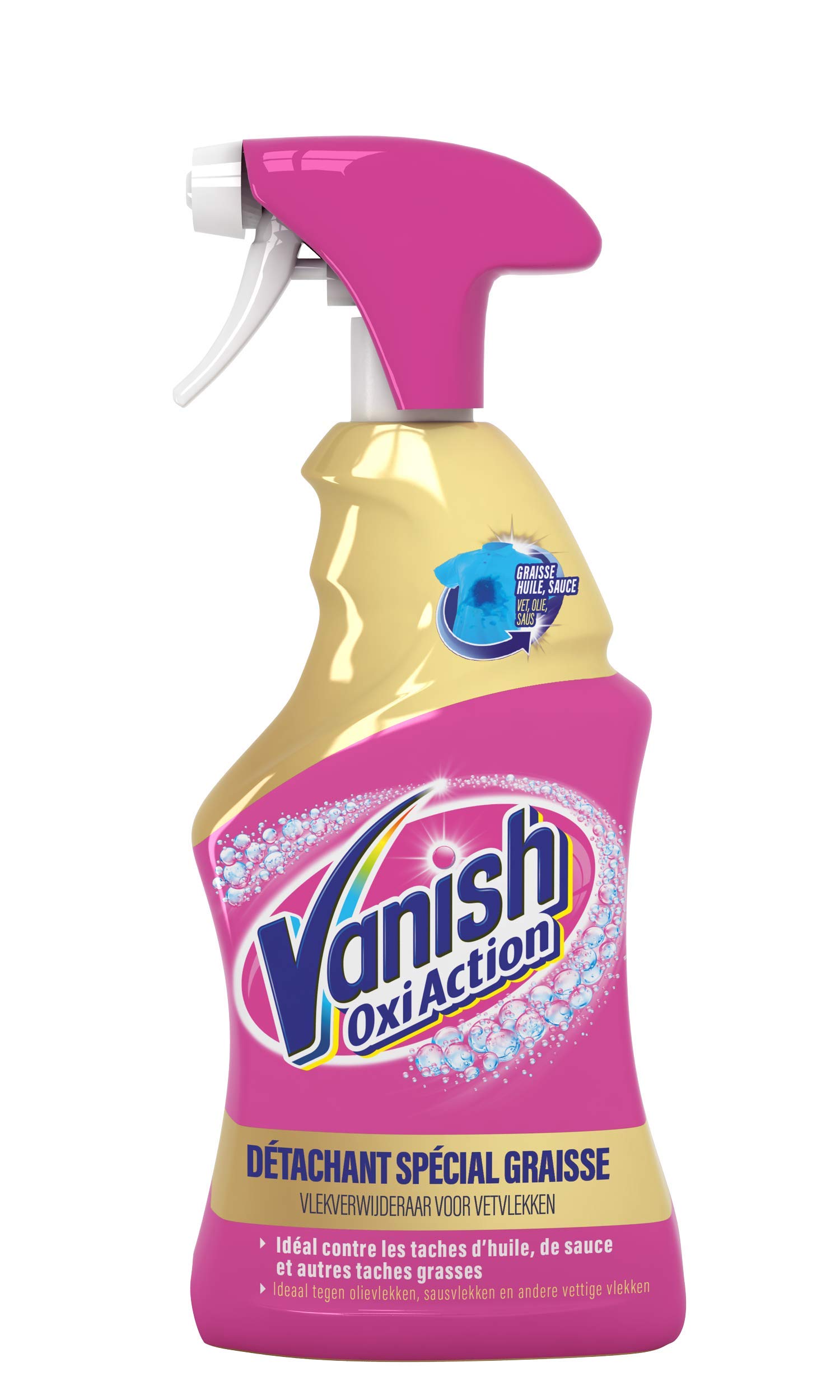 Vanish Oxi Action Lot de 6 sprays de déclenchement Doré 500 ml