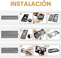 Vista 7 de Funda para iPhone SE Case 2022/2020/3rd/2rd, iPhone 8/7 [A prueba de golpes] [A prueba de caídas] [Probado contra caídas de grado militar] con Funda