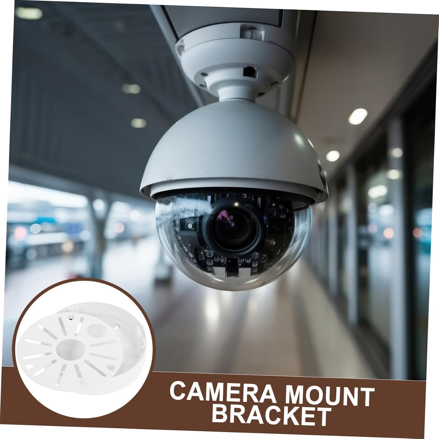 SMASOLO Outdoor Junction Box CCTV Dome Camera Mount Storage Cable Box Heavy Aluminum Construction