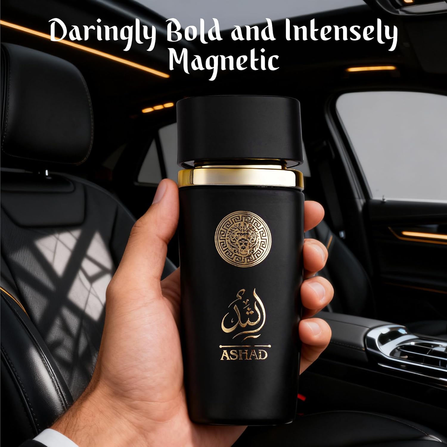 SAADAH Ashad Eau De Parfum for Men 4.0 Fl.oz, 120ml Oriental Amber Spicy Fragrance, Bold Black Pepper Tobacco Pineapple, Coffee Patchouli Vanilla Amber, Long Lasting Masculine Luxury Scent - Image 6