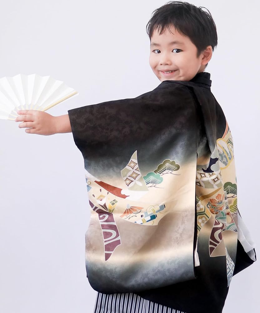ももKYOETSU] [キョウエツ] 七五三5歳男の子着物セット Amazon | [KYOETSU] [キョウエツ] 七五三 5歳 男の子 着物