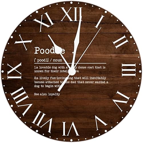 Miniatura 7 de Reloj de PVC con definición de luz de sal reloj de pared grande con frases positivas números romanos reloj de 12 pulgadas con diccionario funciona