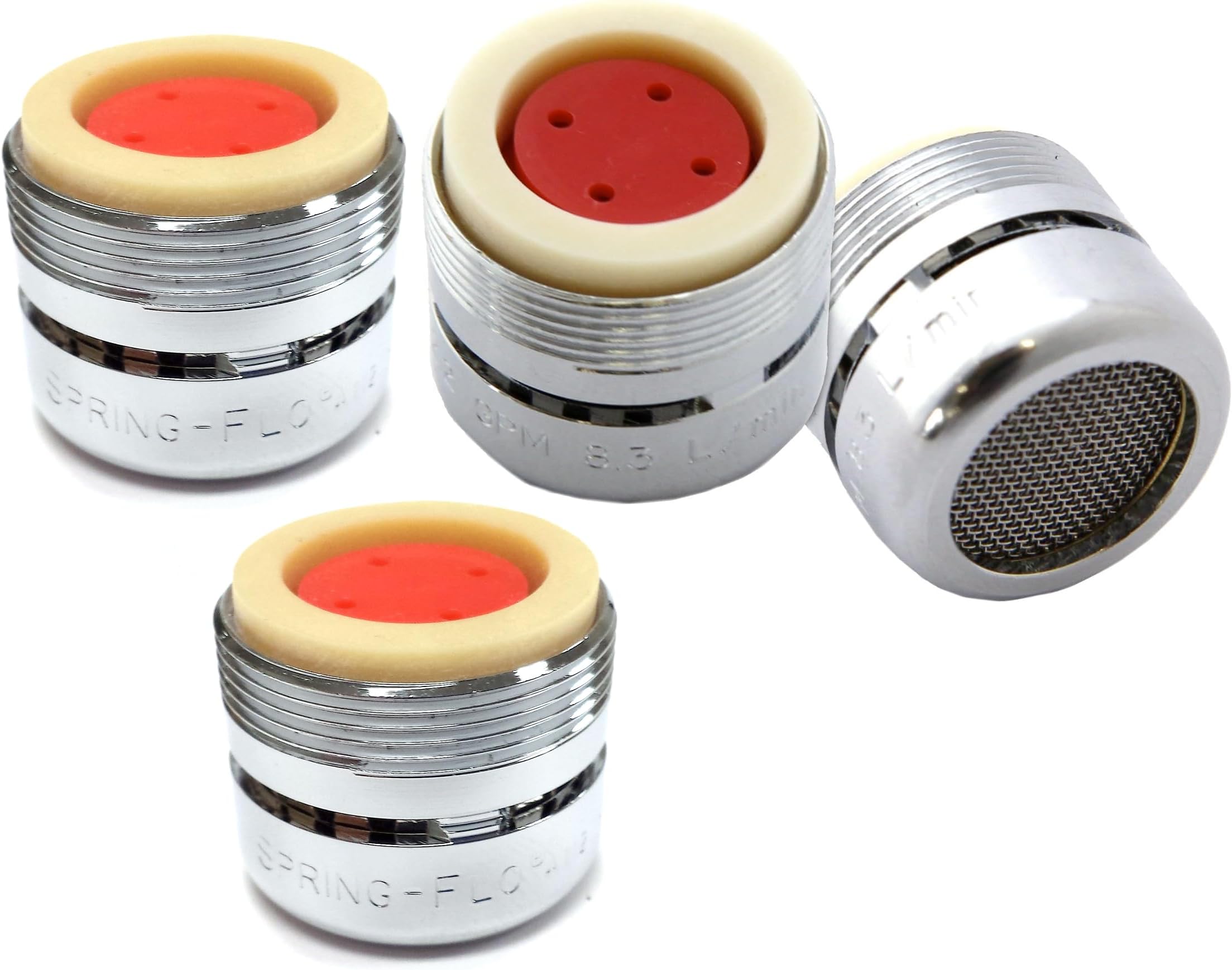 Premium Spring 2.2 gpm Full Flow Aerator Family Four Pack