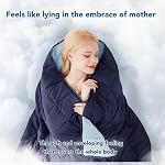 Topcee Couverture pondérée pour adultes (15lbs 48"x72" Twin Size) Refroidissement Couverture lourde pour dormir Couverture respirante avec perles de verre premium, tout-saison, lavable en machine