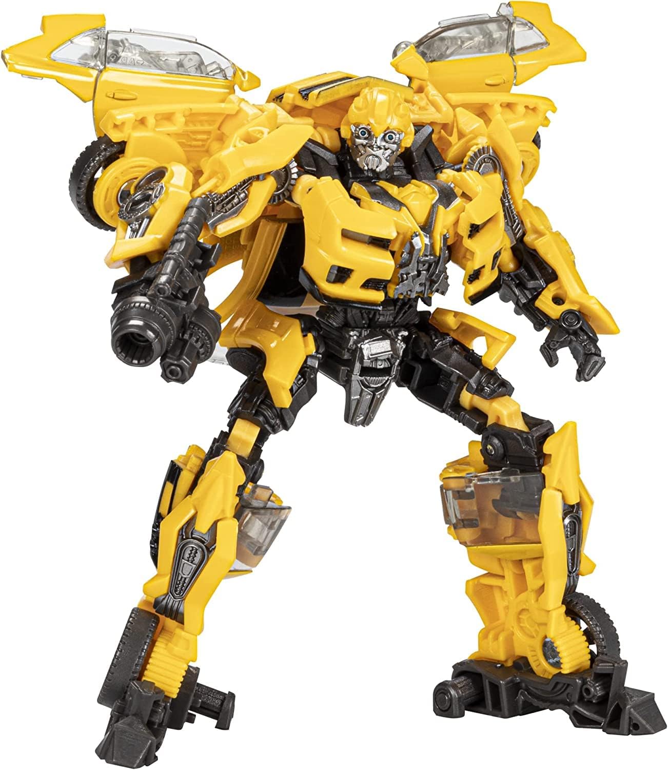 Transformers Juguete,Transformers Toys Studio Series 87 Deluxe Transformers: Dark of Moon Bumblebee Action Figure, a Partir de 8 años, 4,5 Pulgadas-A