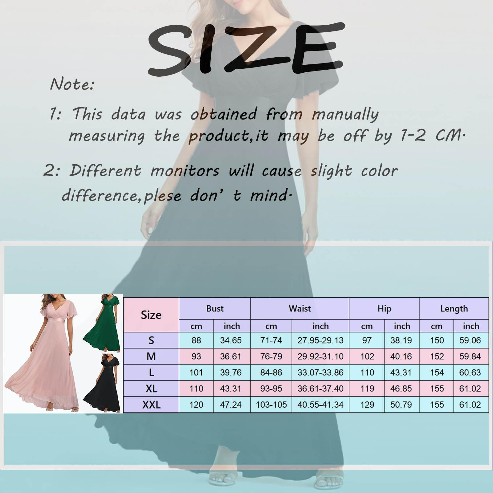 Vestido de noche para mujer, con cinturón, manga corta, cuello en V, de gasa, elegante, vestido de dama de honor, largo, de línea A, vestido de cóctel, vestido de fiesta con cinturón, corte ajustado,
