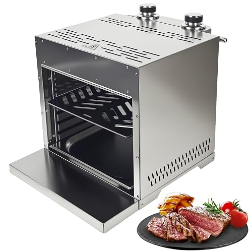 XHINBWYEK Steak Broiler Portable Infrared Broiler product photo (Gas Grills) — ScooterReviewPro review