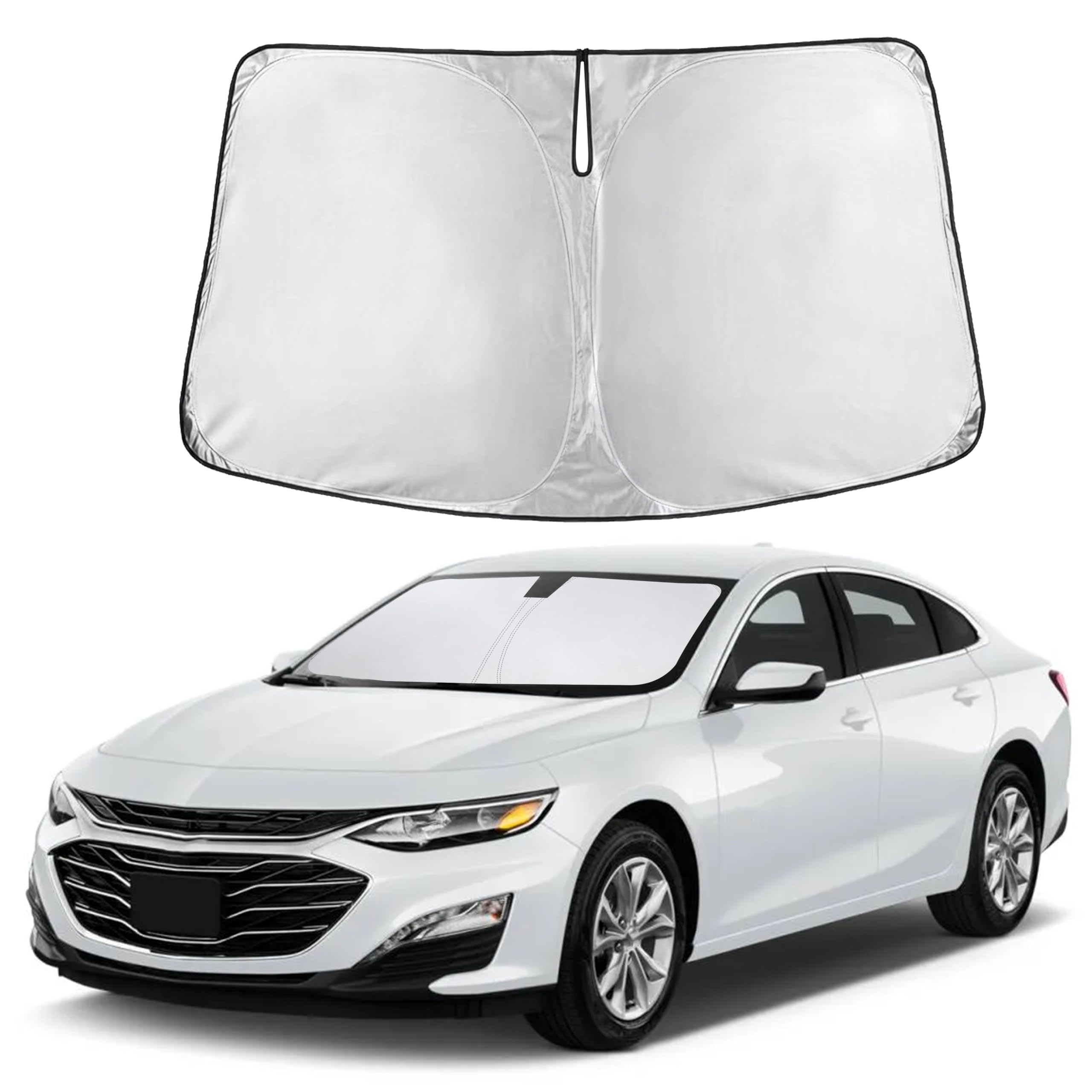 Autovir Windshields Sun Shade Fit for 2016-2023 2024 2025 Chevrolet Malibu
